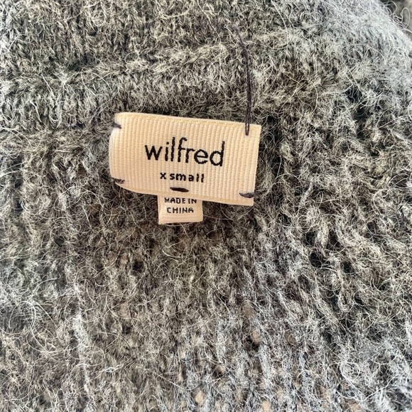 WILFRED feather light long mohair blend cardigan - Picture 8 of 10